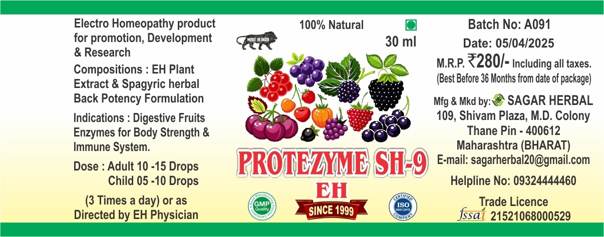 Vitamins, Minerals, Protein & Enzyme